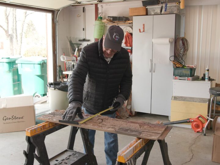 How Earl Covered His Old Brick Wall