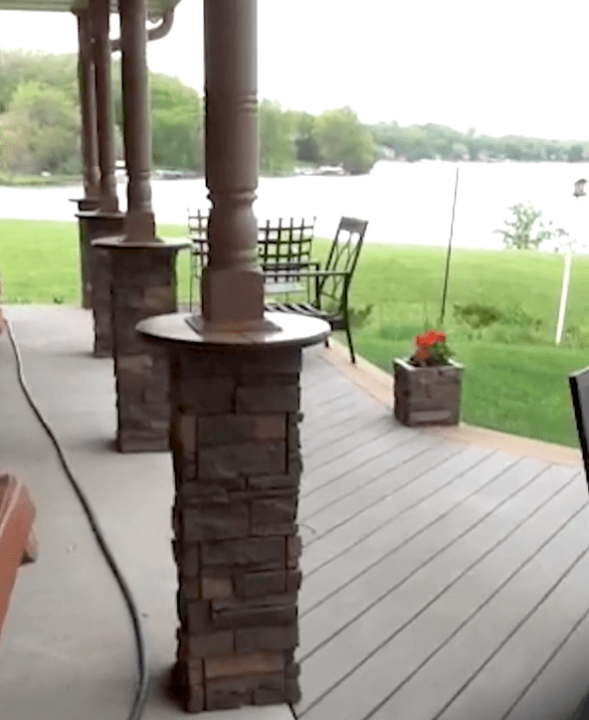 Bob’s DIY Wainscoting Pillars & Flowerpots