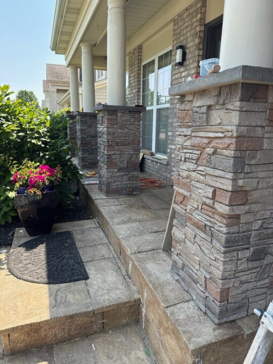 Ed’s DIY Stone Columns